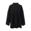 Online Oversized knitted polo shirt Knitwear