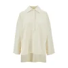 Online Oversized knitted polo shirt Knitwear