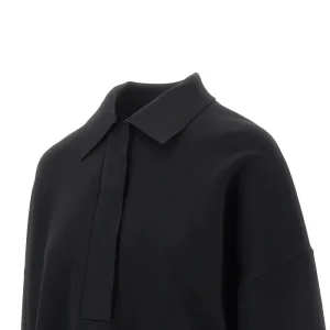 Online Oversized knitted polo shirt Knitwear