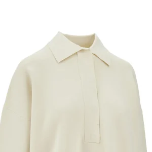 Online Oversized knitted polo shirt Knitwear