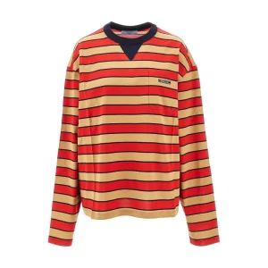 New Oversized striped T-shirt Tops