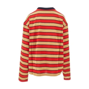 New Oversized striped T-shirt Tops
