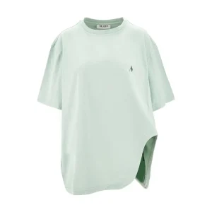 Outlet Oversized T-shirt with moulded split Tops
