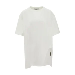 Discount Oversized T-shirt with moulded split Tops