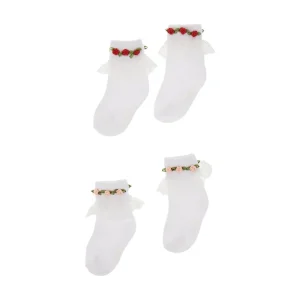 Clearance 2 pack socks with lace Kids Accessories
