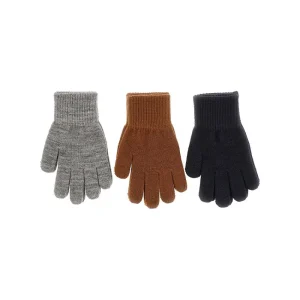 Discount 3-pack wool-blend gloves Kids Accessories