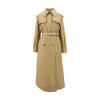 Hot Padded cotton-blend long trench coat Outerwear