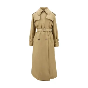 Hot Padded cotton-blend long trench coat Outerwear
