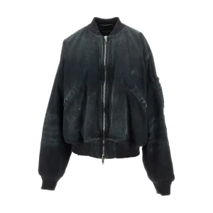 New Padded denim oversized bomber jacket Jackets