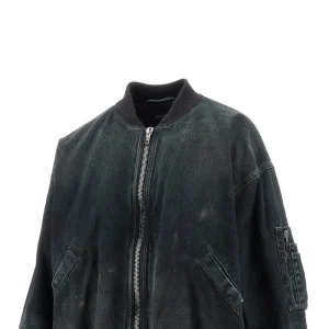 New Padded denim oversized bomber jacket Jackets