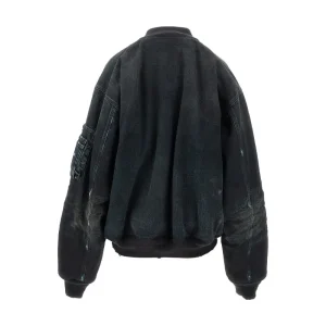 New Padded denim oversized bomber jacket Jackets