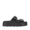 Sale Padded nappa leather double-strap sandals Sandals