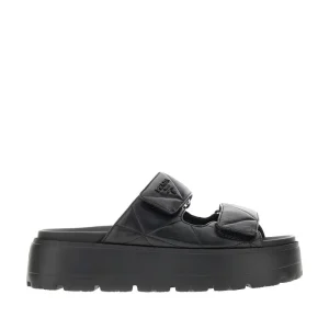 Sale Padded nappa leather double-strap sandals Sandals