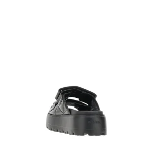 Sale Padded nappa leather double-strap sandals Sandals