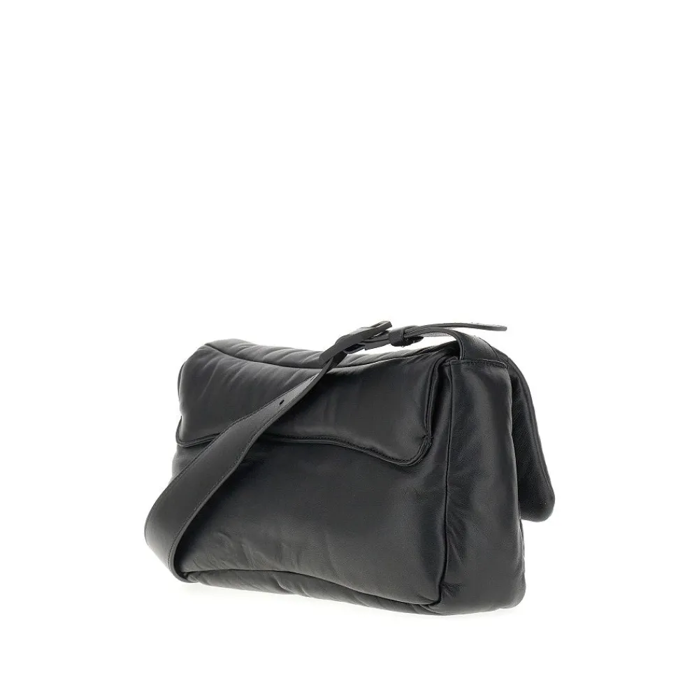 padded_nappa_leather_shou_1.webp Outlet Padded nappa leather shoulder bag Shoulder Bags