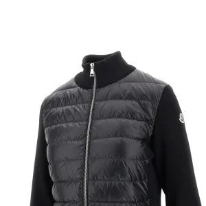Online Padded nylon and wool cardigan Outerwear