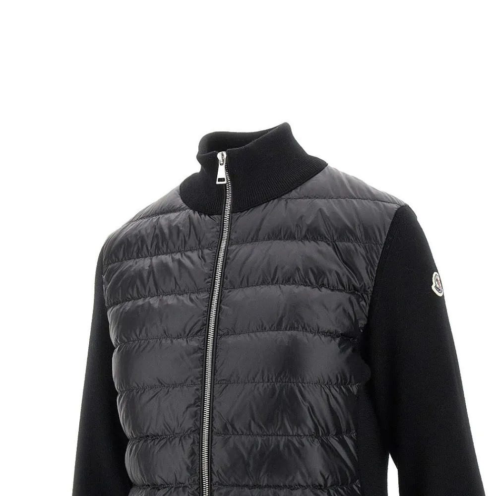 padded_nylon_and_wool_car_1.webp Online Padded nylon and wool cardigan Outerwear