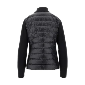 Online Padded nylon and wool cardigan Outerwear