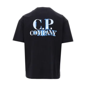 Clearance Painted-effect logo print T-shirt T-Shirts And Polo Shirts