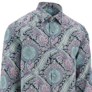 Best Paisley motif cotton shirt Shirts