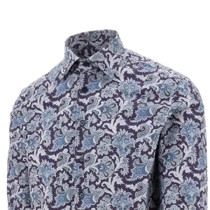 Clearance Paisley stretch cotton shirt Shirts