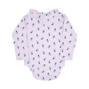 New Pansy Flower' organic cotton bodysuit Kids Clothing