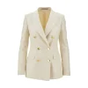 Discount Parigi' double-breasted lurex tweed jacket Jackets