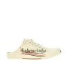 Online Paris' canvas mules with print Flat Shoes