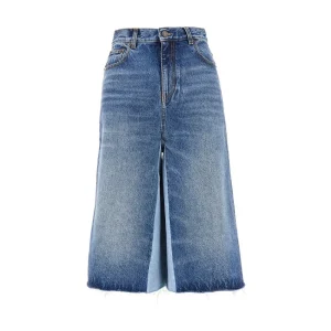 Clearance Patchwork denim bermuda pants Jeans