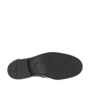Fashion Patent leather loafers with triangle logo Loafers