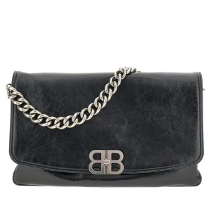 Sale Peach leather large BB Soft Flap bag Shoulder Bags