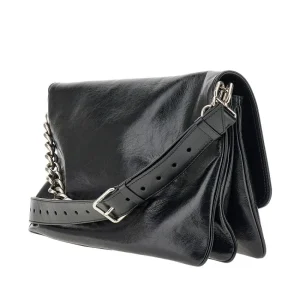 Sale Peach leather large BB Soft Flap bag Shoulder Bags