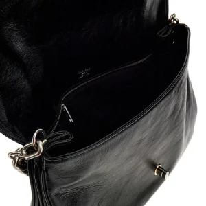 Sale Peach leather large BB Soft Flap bag Shoulder Bags