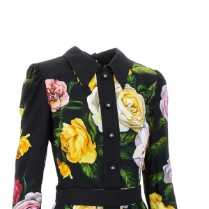 Outlet Peony and Roses cady midi dress Dresses