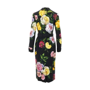 Outlet Peony and Roses cady midi dress Dresses