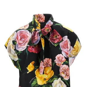 Online Peony and Roses silk shirt Shirts