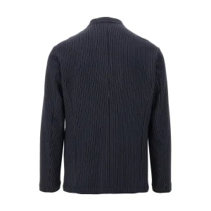 New Pinstriped jersey single-breasted jacket Jackets