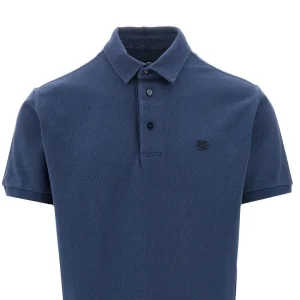 Fashion Piquet polo shirt with Pegaso embroidery T-Shirts And Polo Shirts