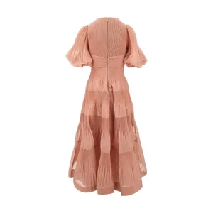 Clearance Pleated ankle-length dress Dresses
