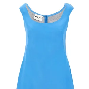 Online Poplin and jersey dress with logo emnbroidery Dresses