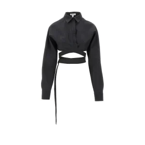 Clearance Poplin crossed shirt Shirts