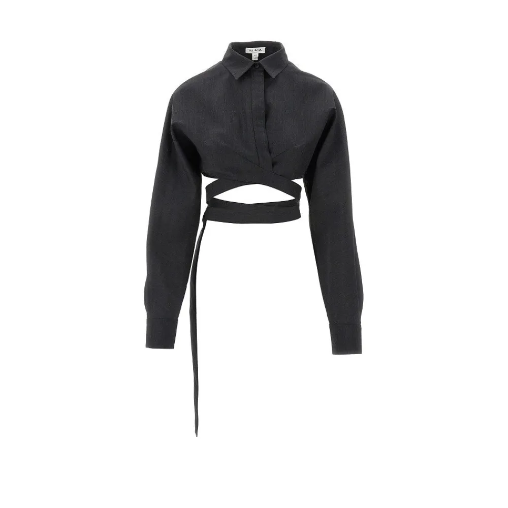 poplin_crossed_shirt_0.webp Clearance Poplin crossed shirt Shirts