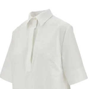 Fashion Poplin shirt with lace inserts Shirts