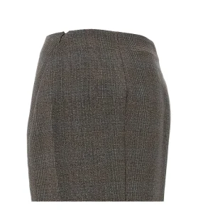 Sale Prince of Wales wool midi skirt Skirts