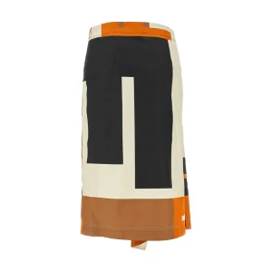 Sale Printed cotton midi skirt Skirts