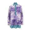 Outlet Printed cotton shirt Shirts