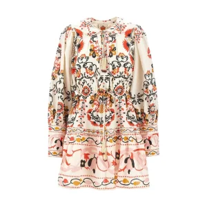 Online Printed muslin mini dress Dresses