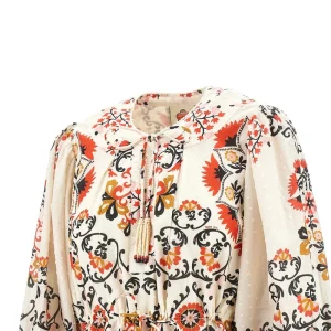 Online Printed muslin mini dress Dresses