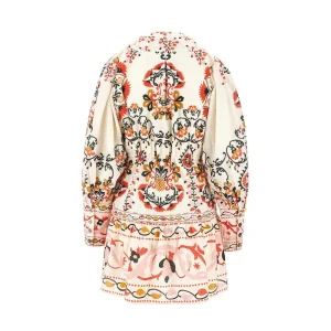 Online Printed muslin mini dress Dresses