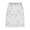Sale Printed nylonette midi skirt Skirts